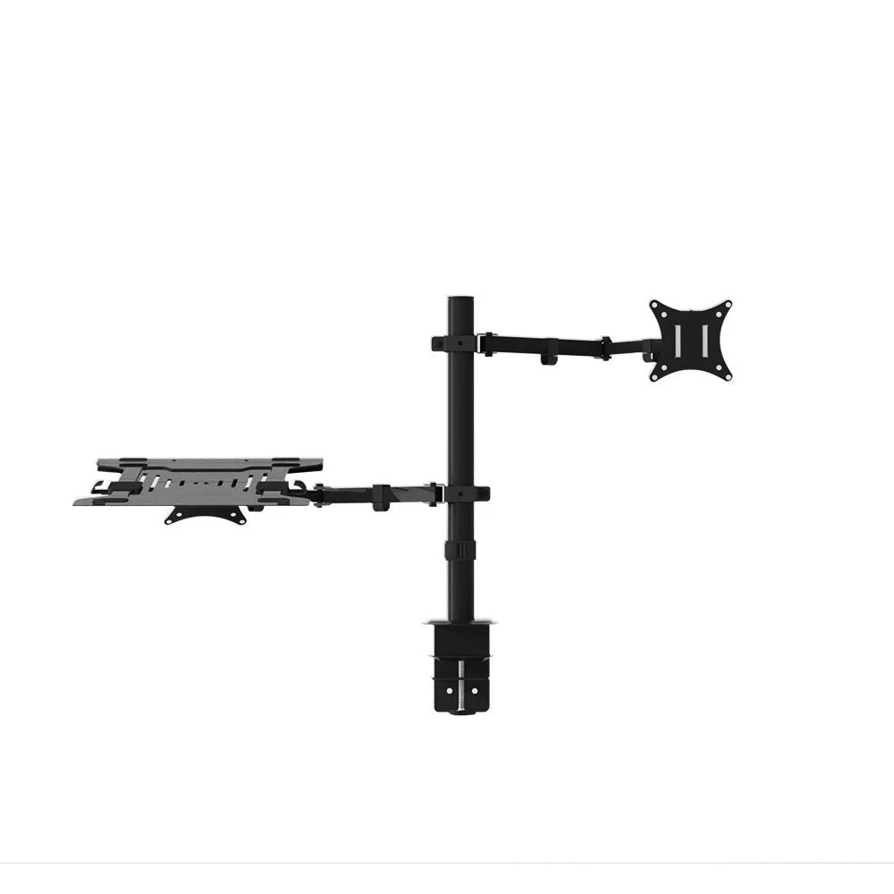 Monitor Arm Stand with Laptop Tray Display Desk Mount