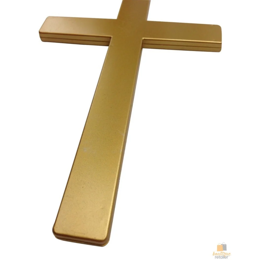MONK CROSS Priest Costume Fancy Dress Necklace Religious