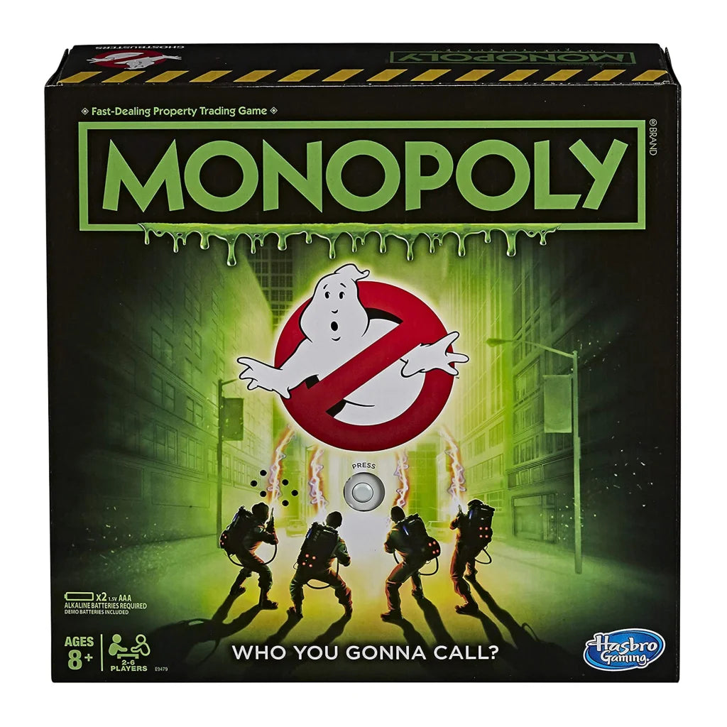 Monopoly Ghostbusters Edition Board Game with Sound Effects