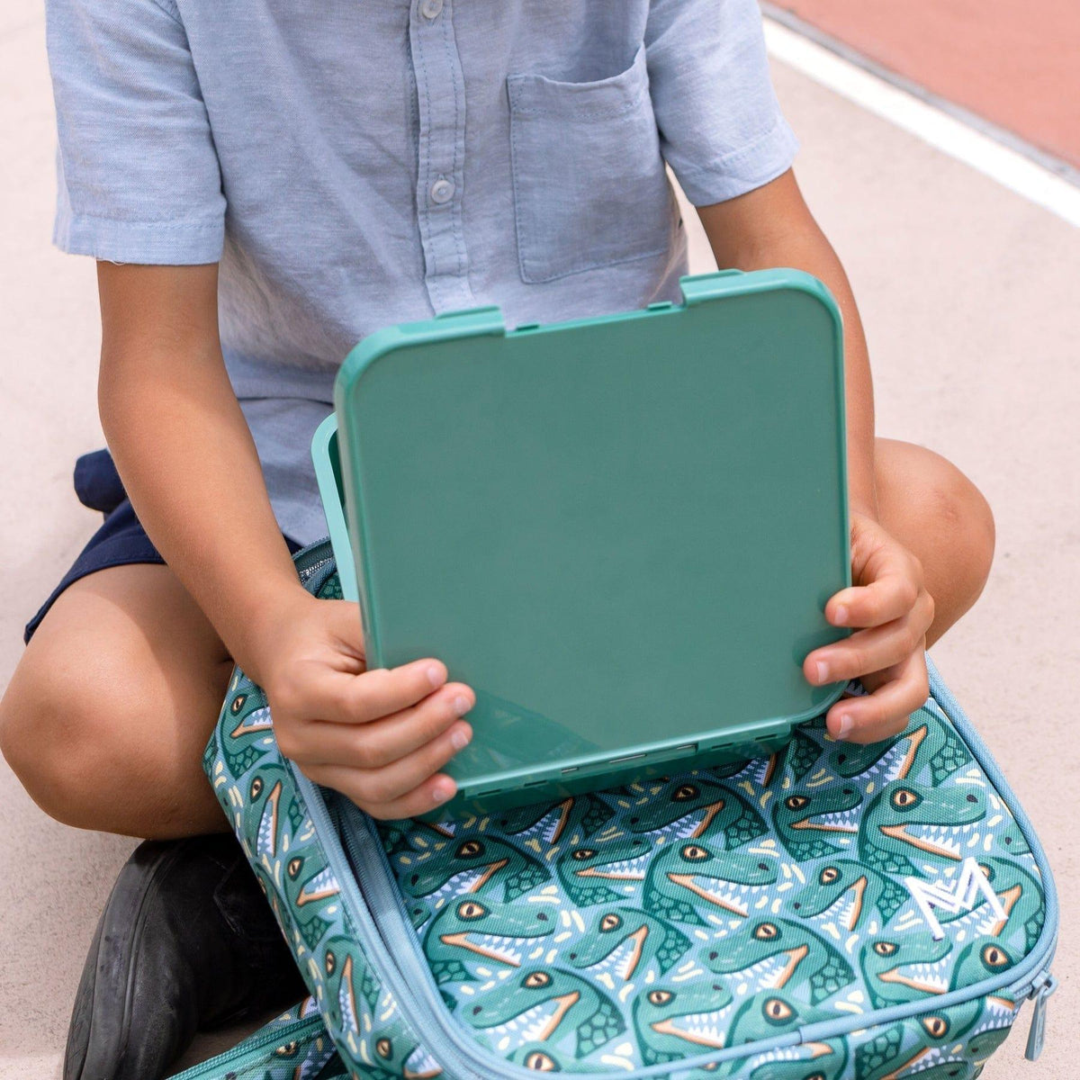 MONTII.CO Little Lunch Box Co | Bento Three - Apple