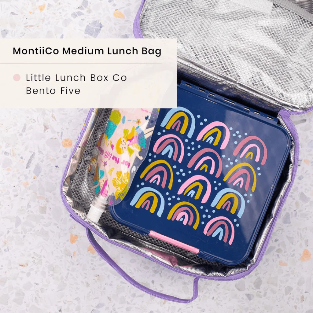 MONTII.CO Medium Insulated Lunch Bag - Pixels-1973194233011638280