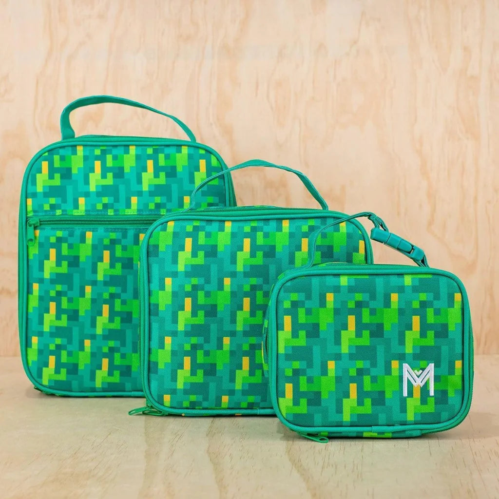 MONTII.CO Medium Insulated Lunch Bag - Pixels-1973194233011638274