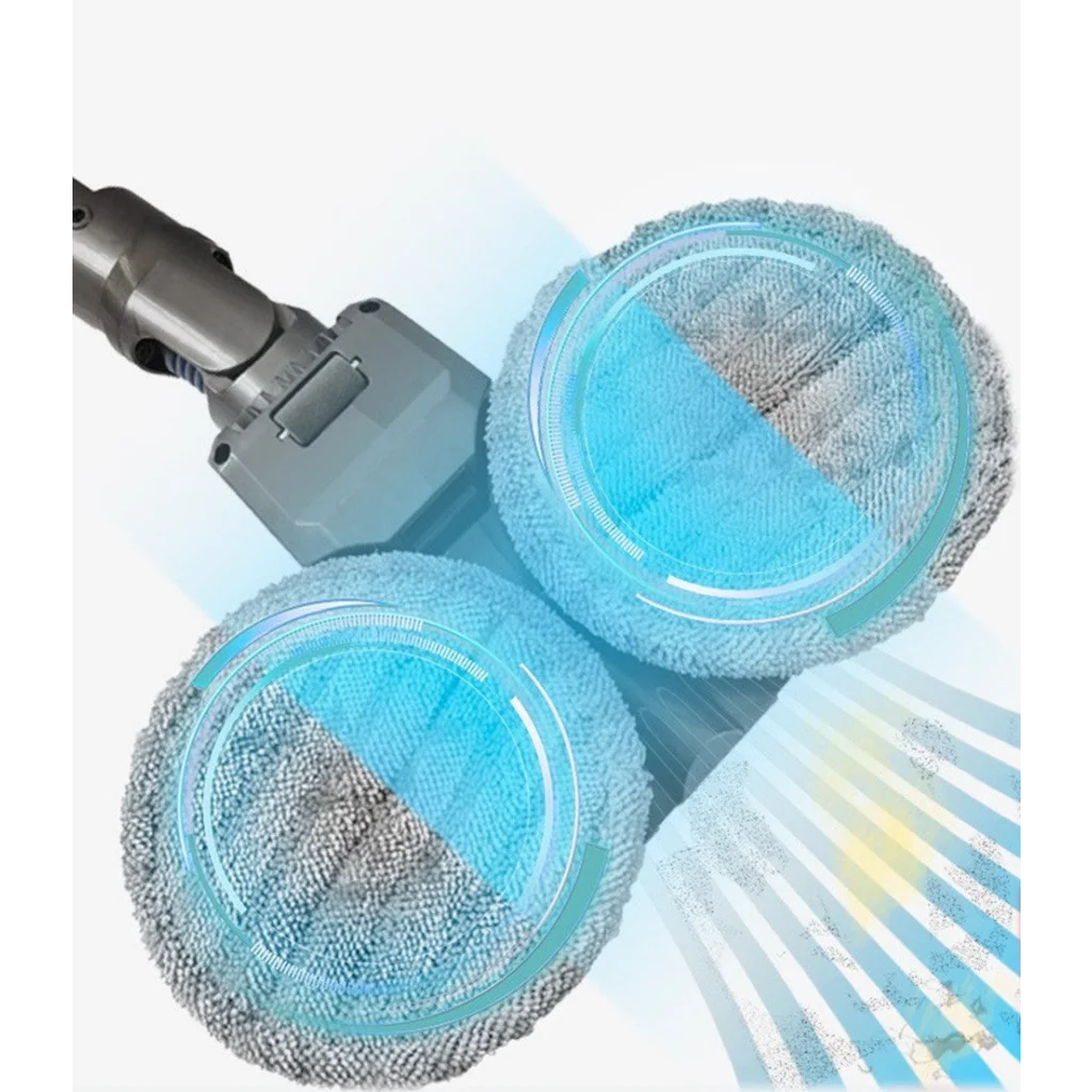 Vacuum mop attachment with dyson