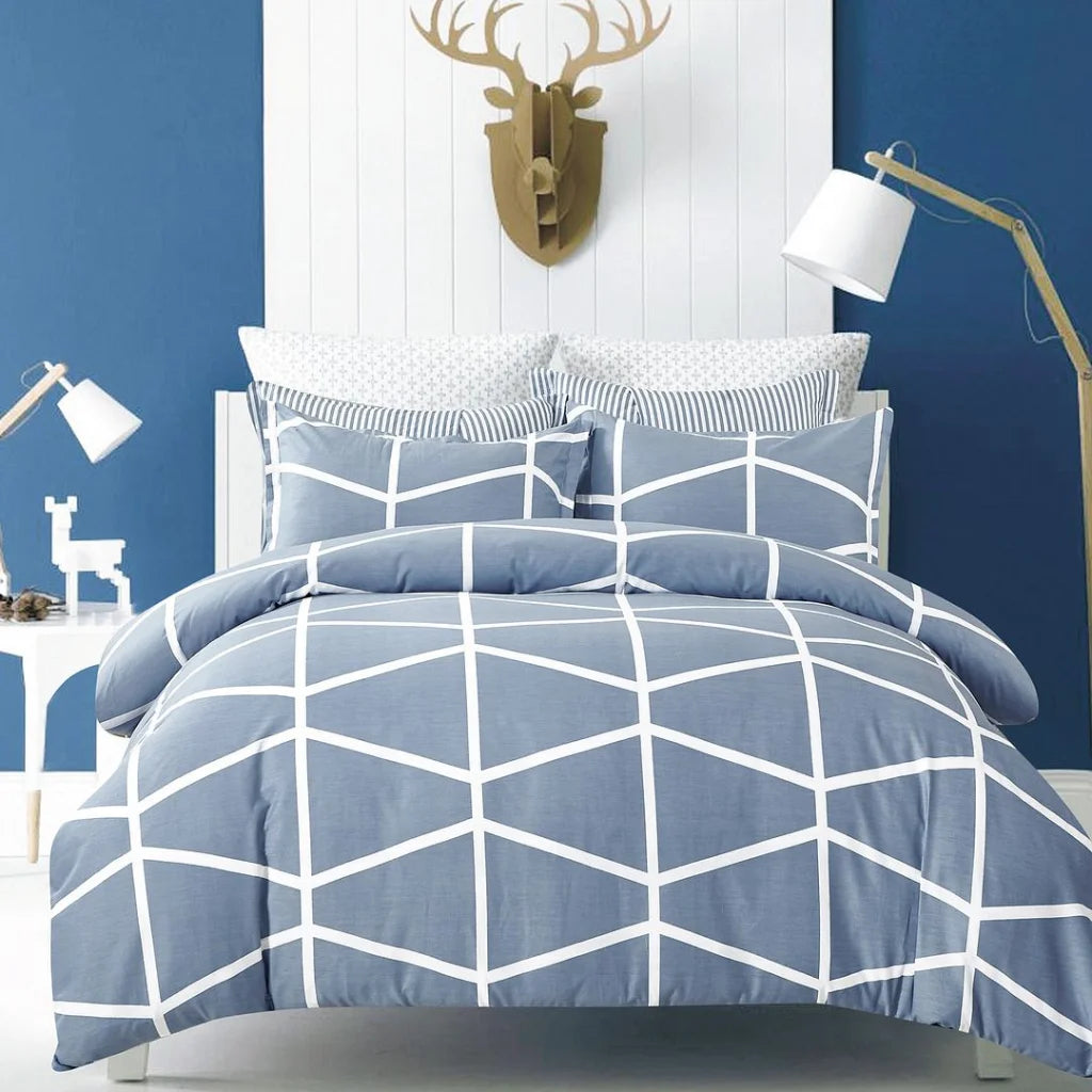Moreton Duvet Quilt Cover Set King Size - Home & Garden
