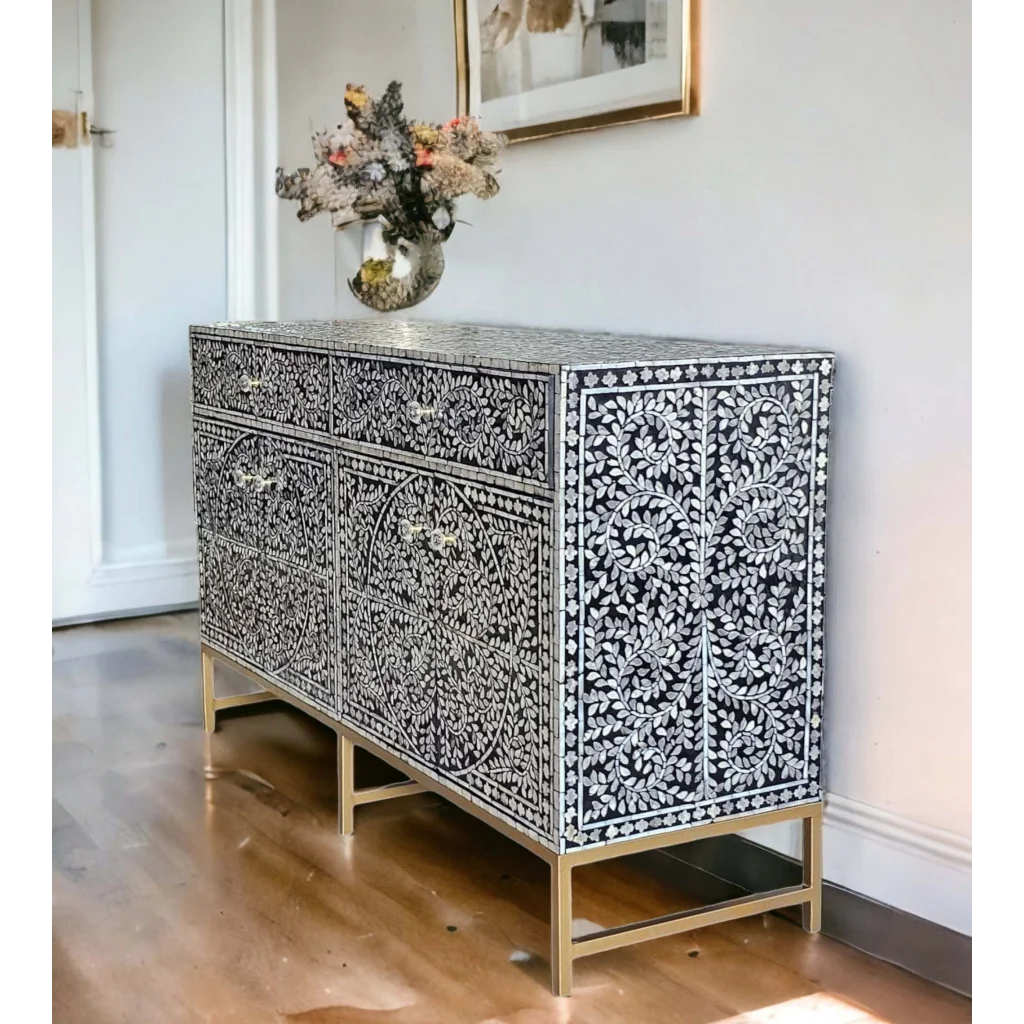 MOTHER OF PEARL GRANDIOSE SIDEBOARD - Furniture > Living