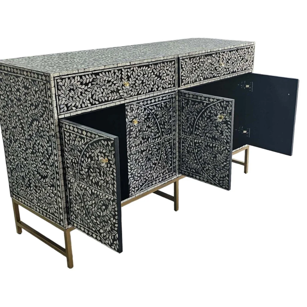 MOTHER OF PEARL GRANDIOSE SIDEBOARD - Furniture > Living