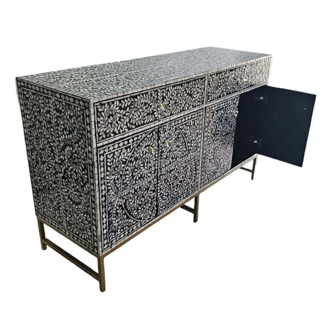MOTHER OF PEARL GRANDIOSE SIDEBOARD - Furniture > Living