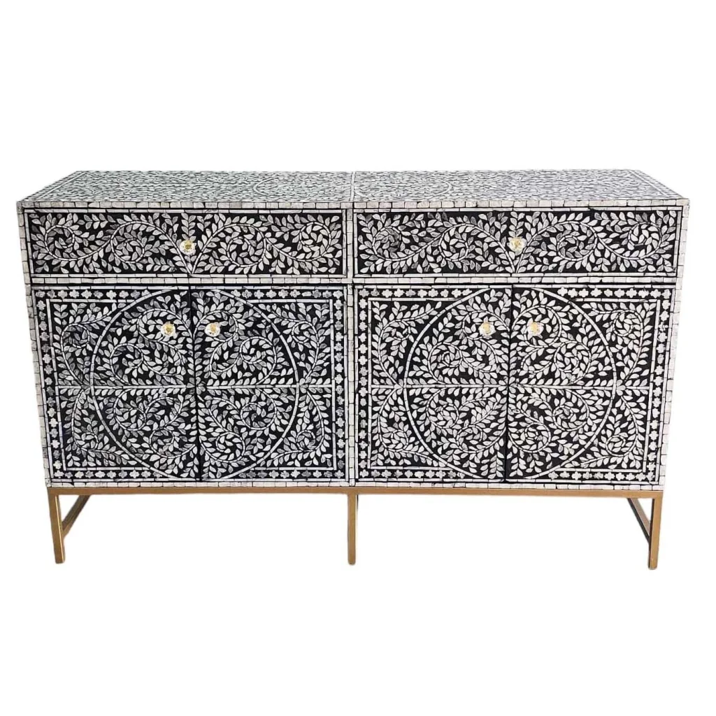 MOTHER OF PEARL GRANDIOSE SIDEBOARD - Furniture > Living