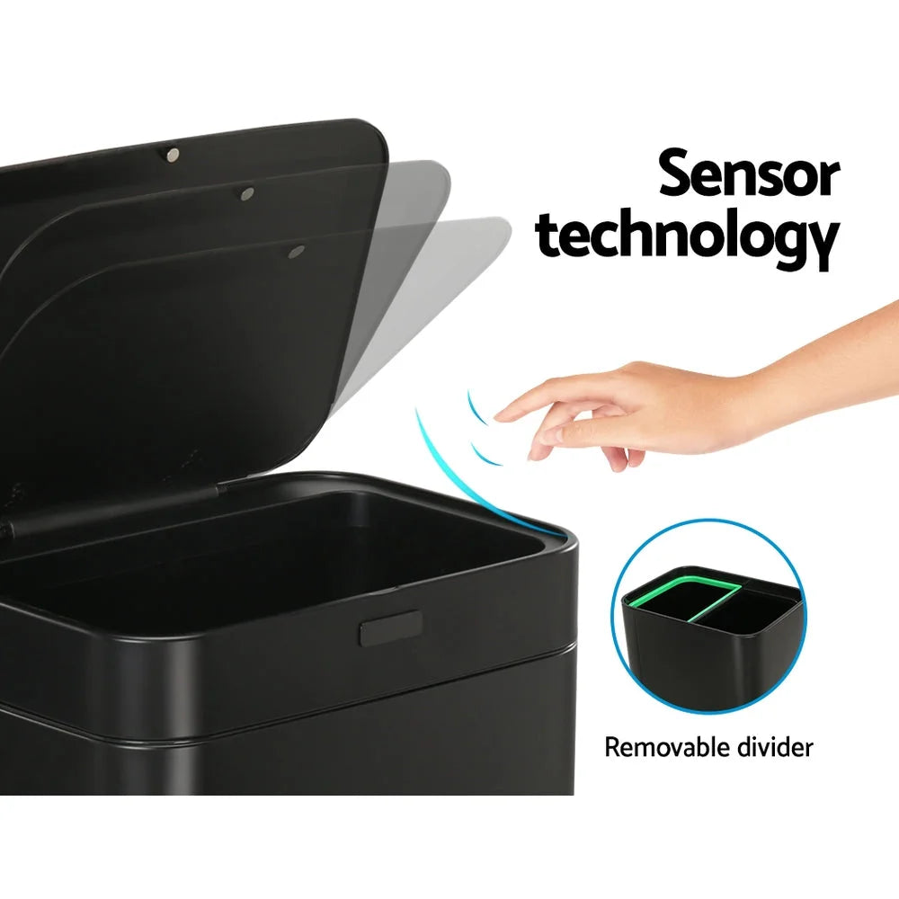 Motion Sensor Bin 70L Pedal Automatic - Black
