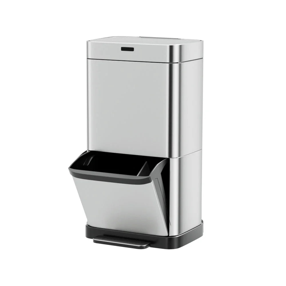 Motion Sensor Bin 70L Pedal Automatic silver 623
