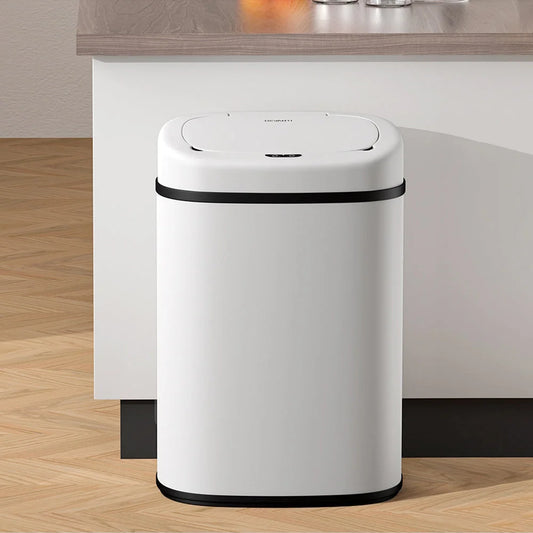 Motion Sensor Bin 82L Rubbish Automatic - White