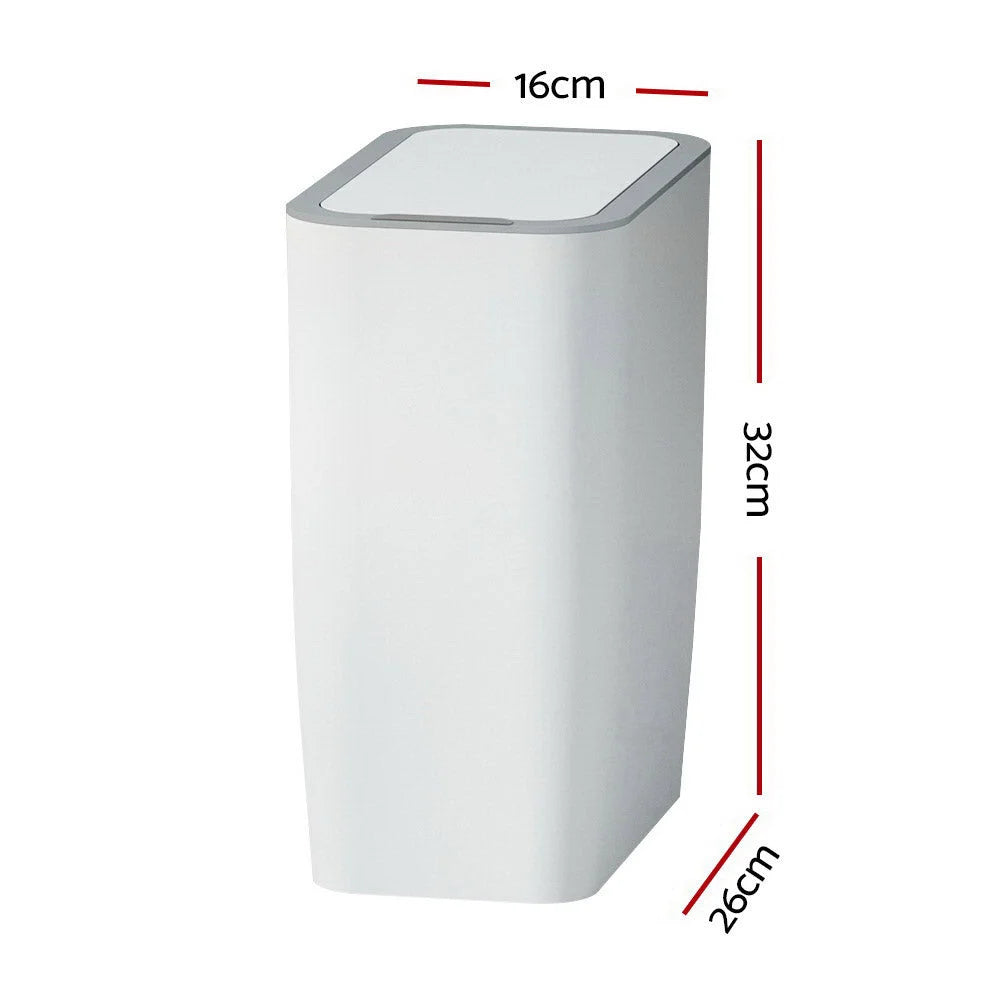 Motion Sensor Bin 9L Rubbish Automatic - White