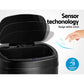 Motion Sensor Rubbish Bin 58L Black 678