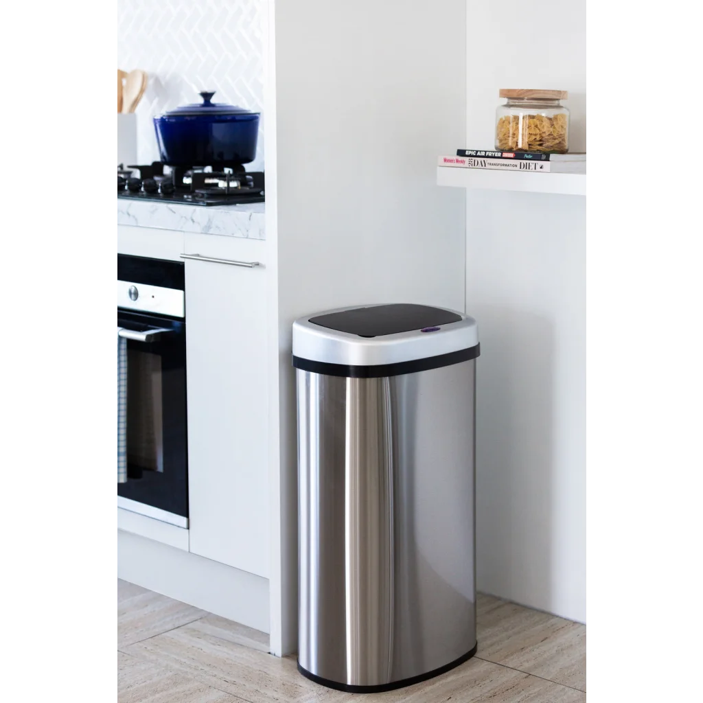 Motion Sensor Rubbish Bin 60L Stainless Steel 239