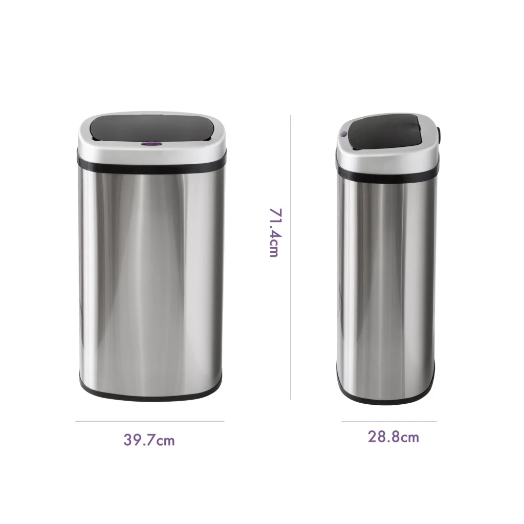 Motion sensor rubbish with bin
