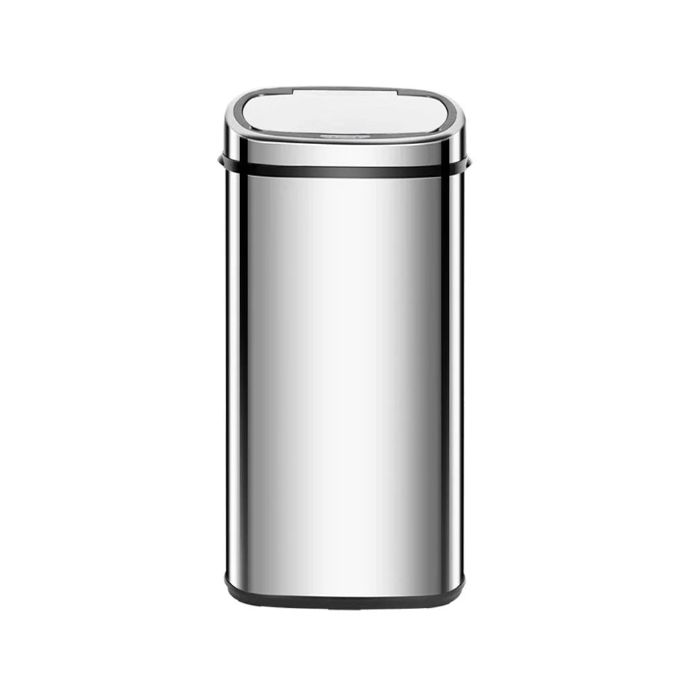 Motion Sensor Rubbish Bin 68L Stainless Steel - Kitchen Bins