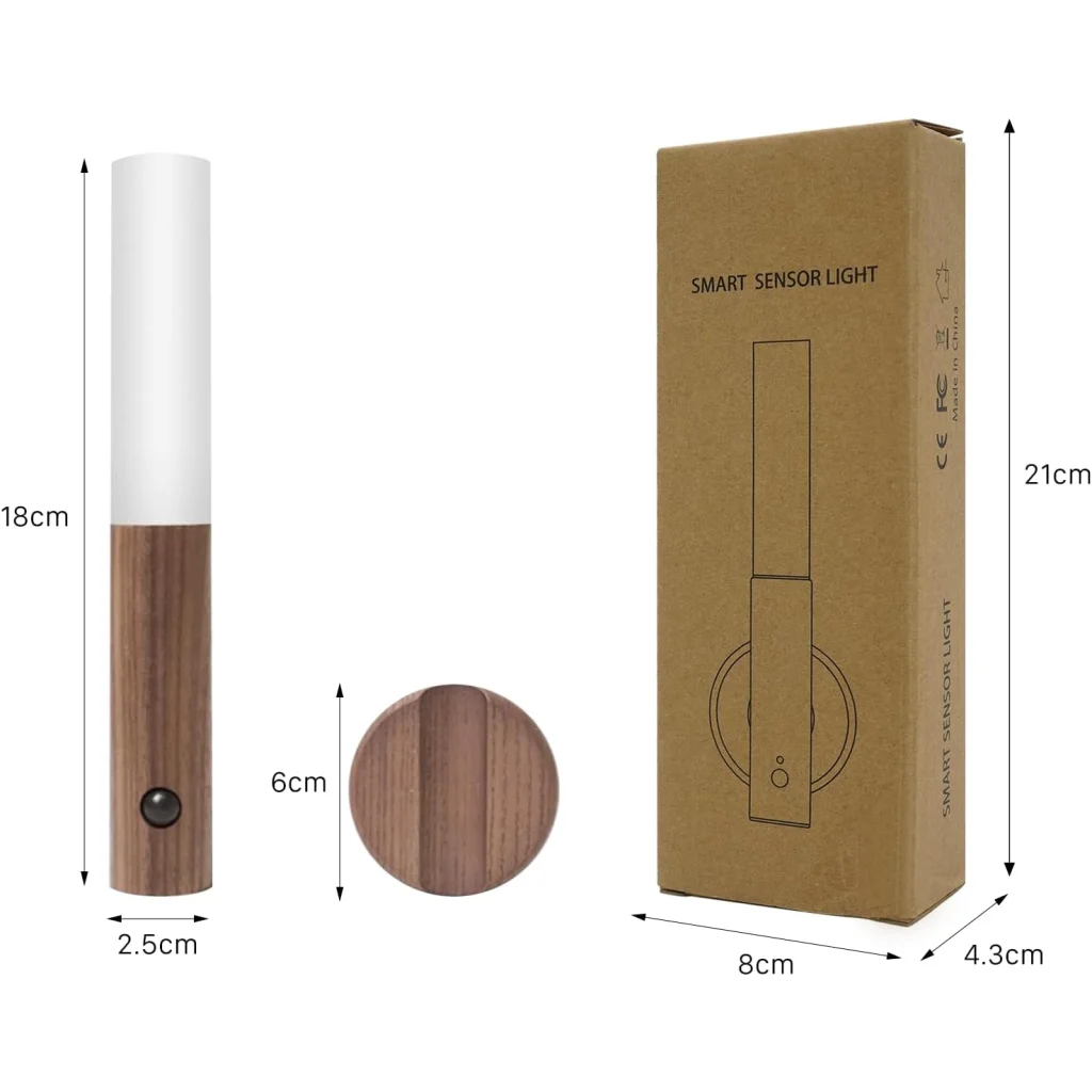 Motion Sensor Wall Light - Indoor LED Rechargeable (2pcs)