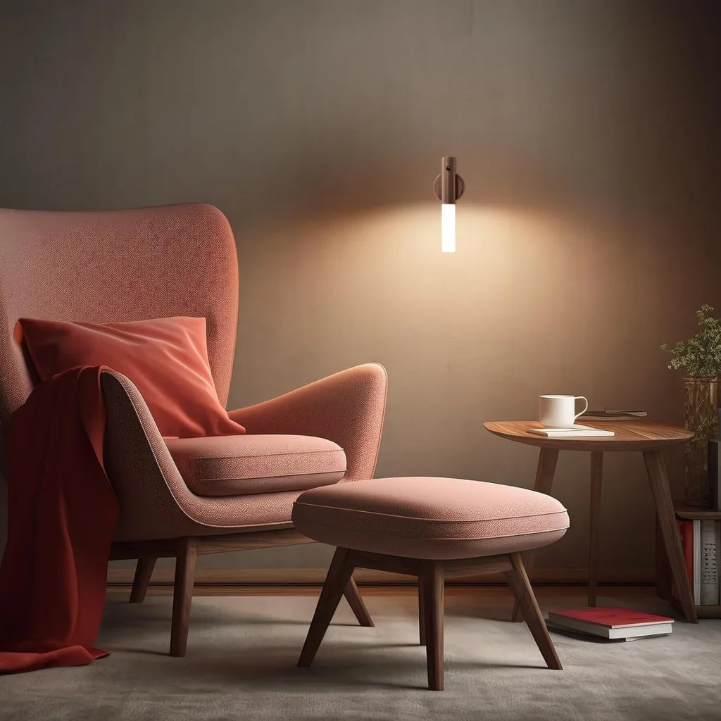 Motion Sensor Wall Light - Indoor LED Rechargeable (2pcs)