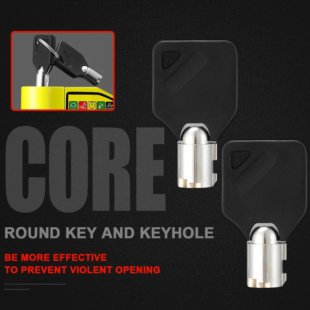 Motorcycle Alarm Disc Lock Rotor Lock Motor Bicycle Bike