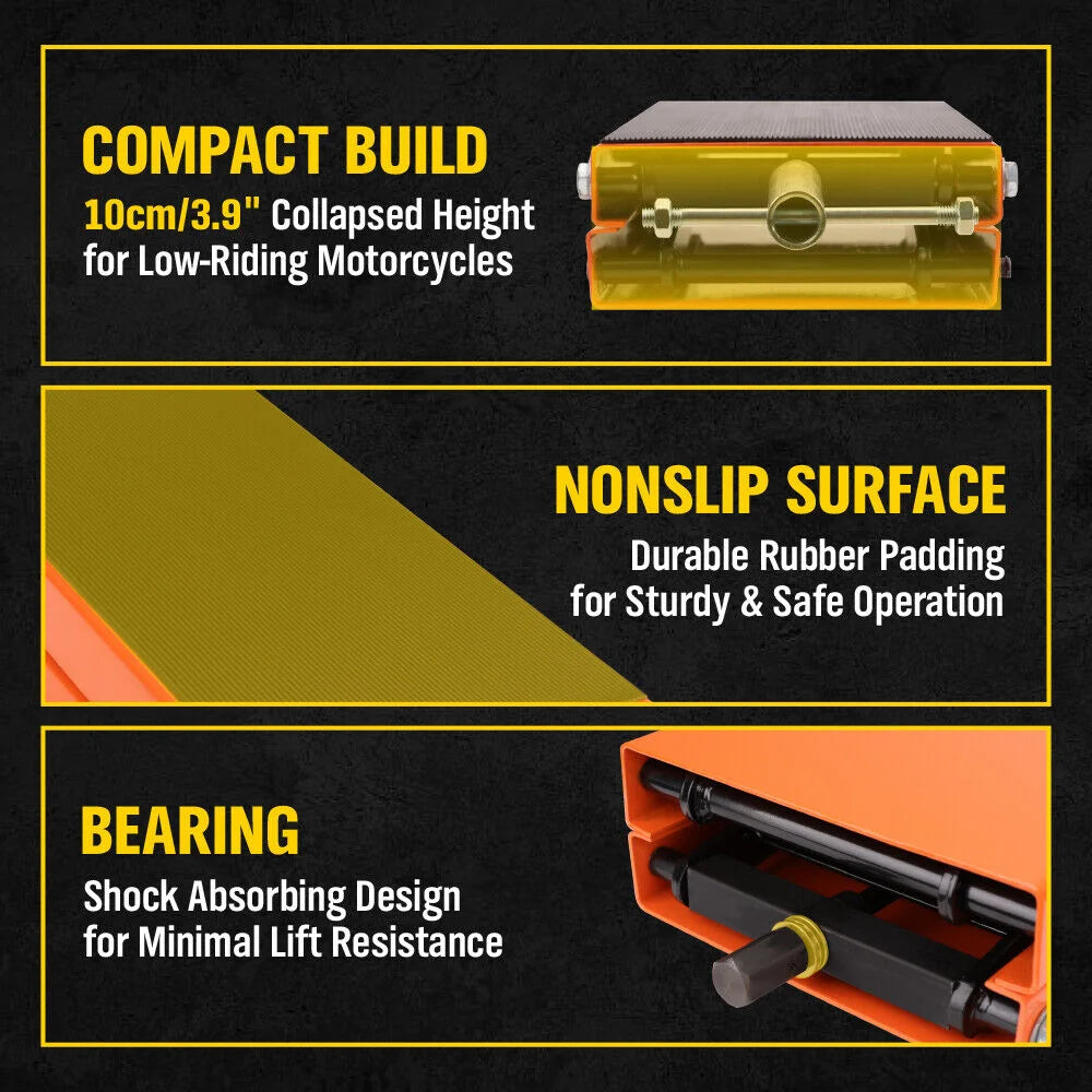 Motorcycle Motorbike Lift Jack 205KG - Repair Workbench