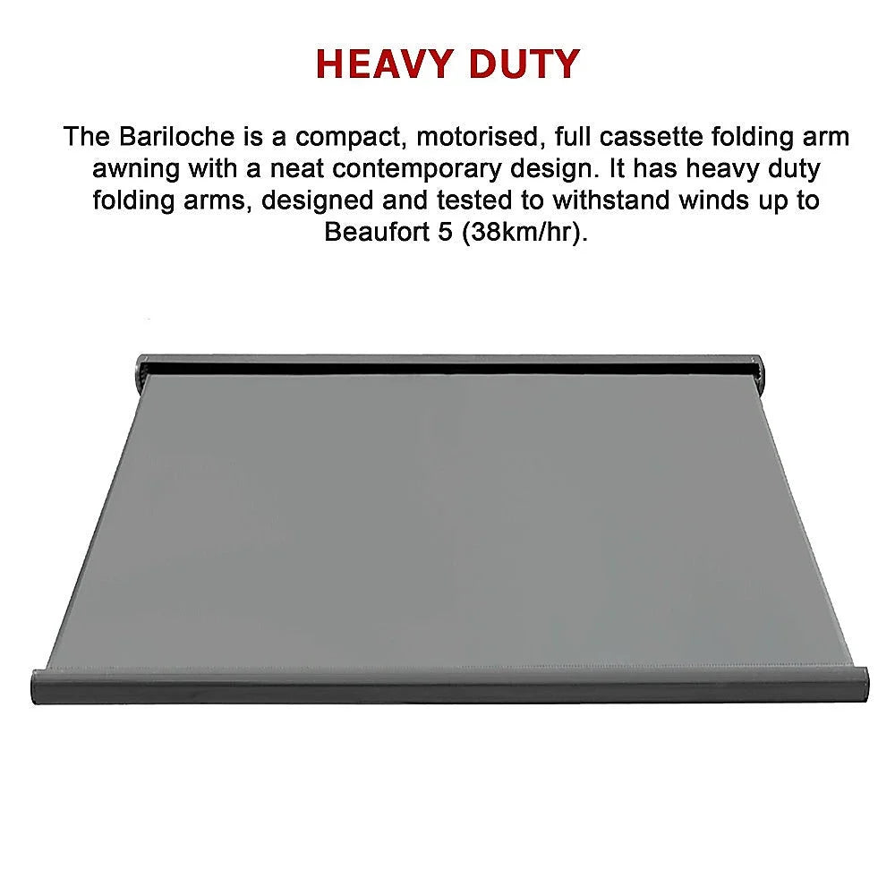 Motorised Awning Heavy Duty Full Cassette 4.0m x 3.0m