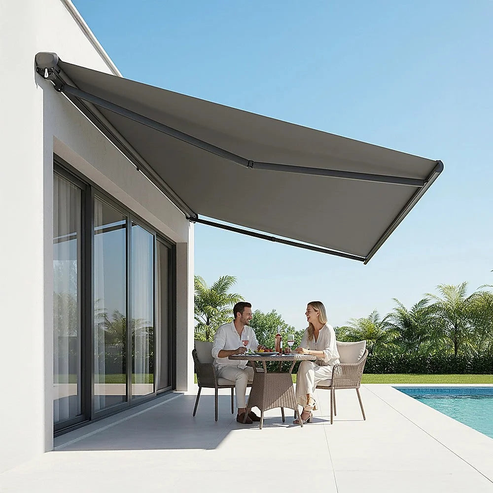 Motorised Awning Heavy Duty Full Cassette 5.0m x 3.0m