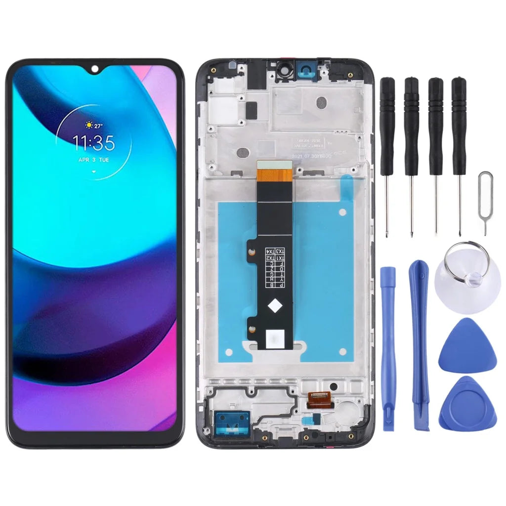 Motorola Moto E20 Lcd Screen With Frame - Full Assembly-1915197788744978432