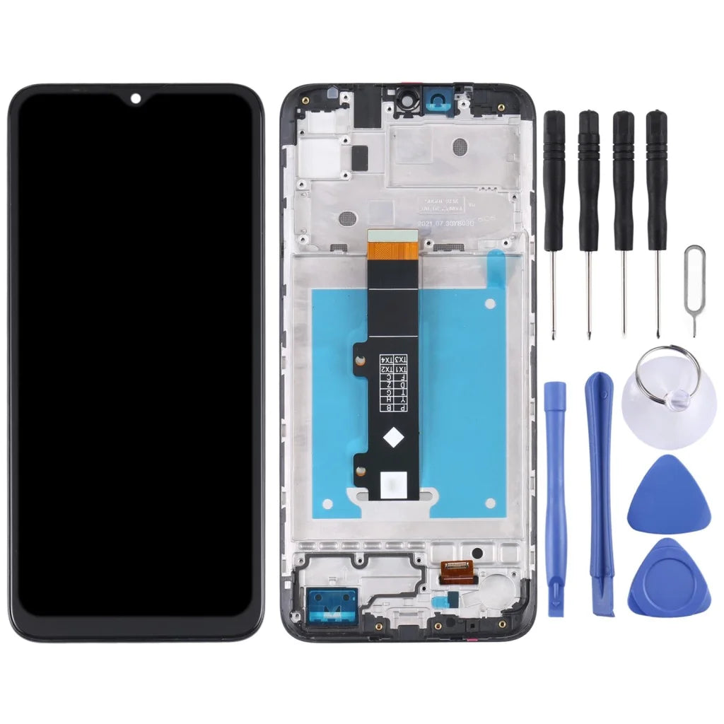 Motorola Moto E20 Lcd Screen With Frame - Full Assembly-1915197788744978433