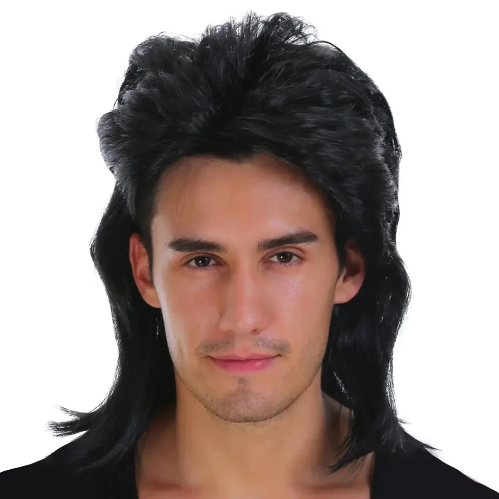 Mullet Wig 80s Party Costume Rock Bogan Punk 70s 90s Hair