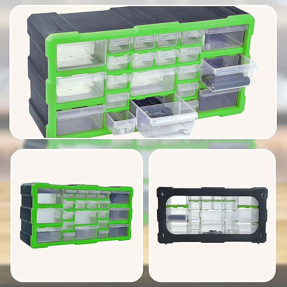 Multi Drawer Parts Storage Cabinet Unit Organizer 22 Home