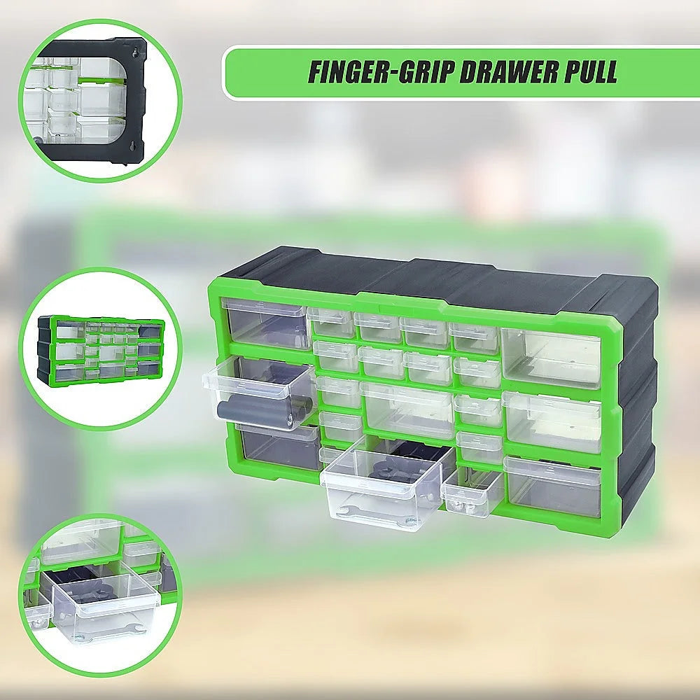 Multi Drawer Parts Storage Cabinet Unit Organizer 22 Home