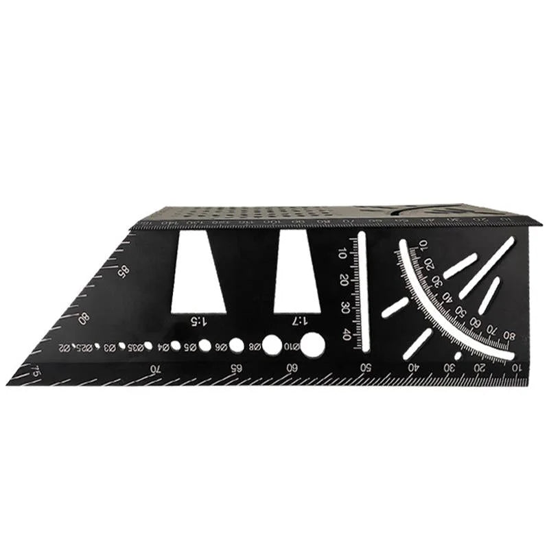 Multi-function Aluminum Angle Ruler for 3d Woodworking