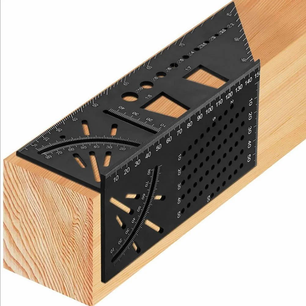 Multi-function Aluminum Angle Ruler for 3d Woodworking