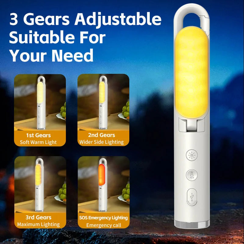 Multi-Function Folding LED Camping Lantern & Flashlight