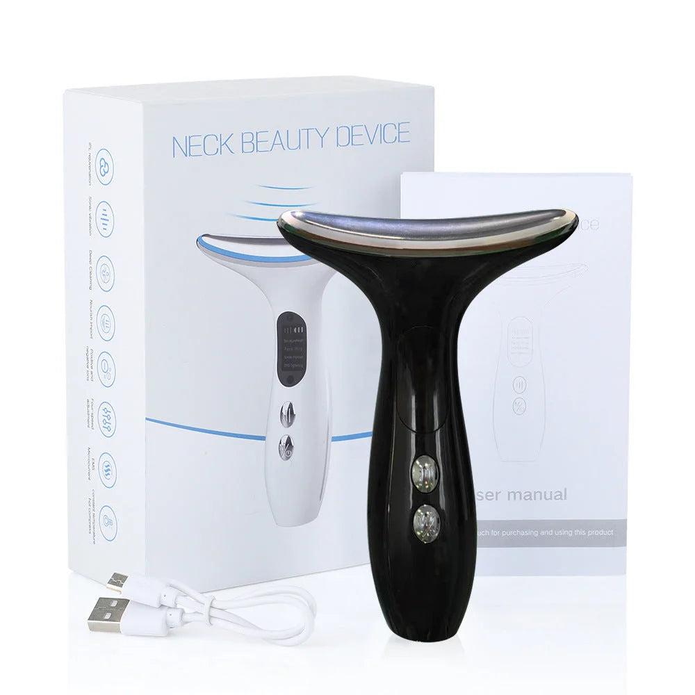 Multi-Function Neck & Face Beauty Device - 4-in-1 LED Light