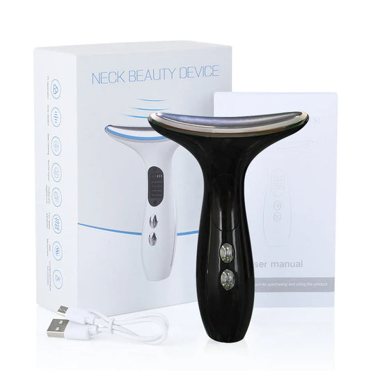 Multi-Function Neck & Face Beauty Device - 4-in-1 LED Light
