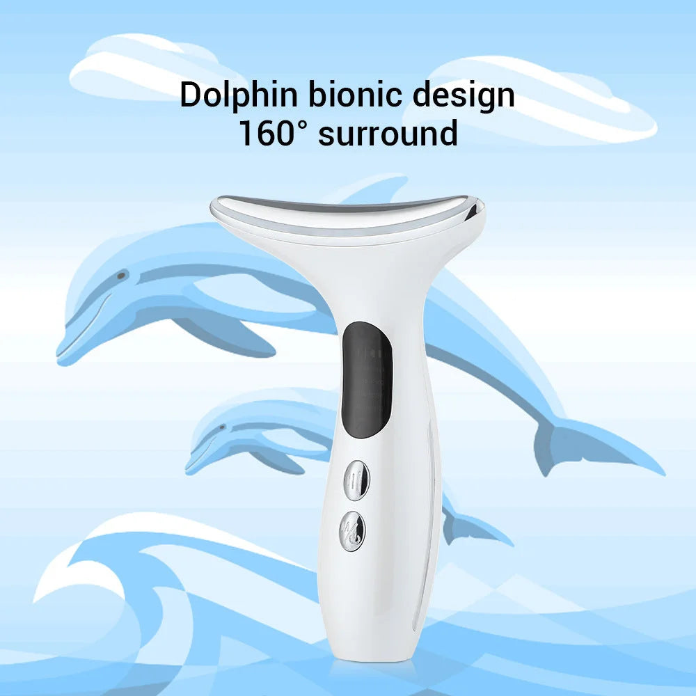 Multi-Function Neck & Face Beauty Device - 4-in-1 LED Light