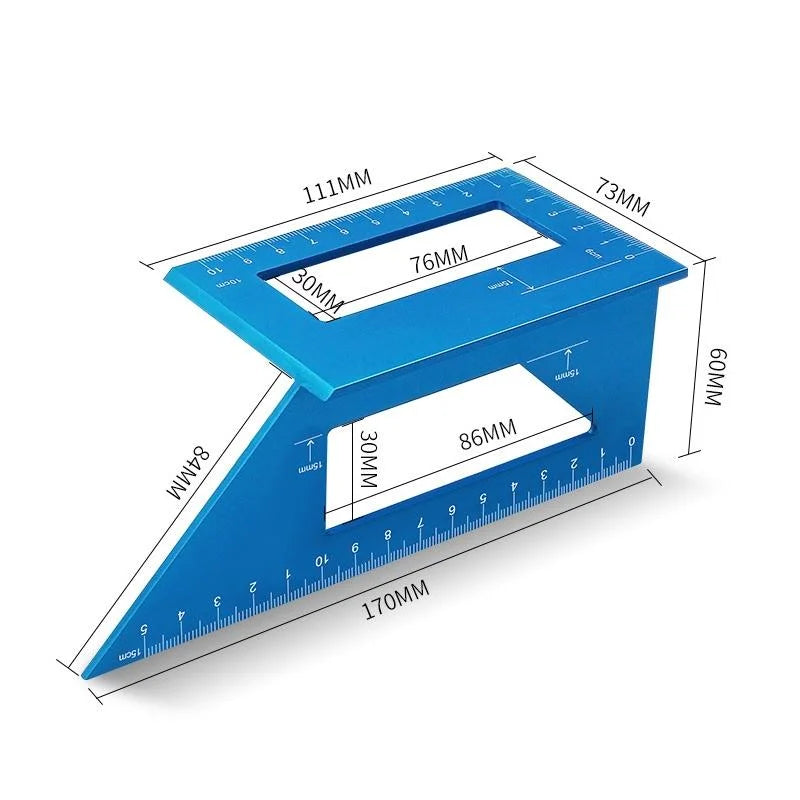 Multi-function T-shaped Marking Gauge for Woodworking