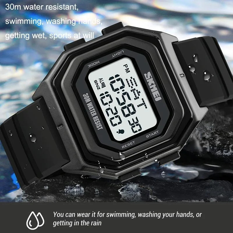 Multi-functional Outdoor Men Watch - Electronic Timing