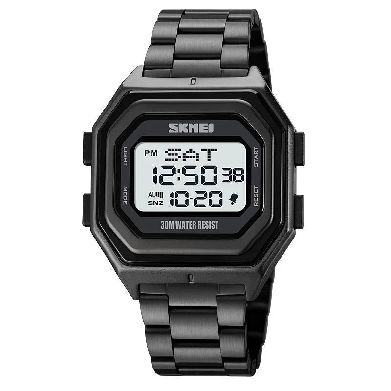 Multi-functional Outdoor Men Watch with Electronic Timing