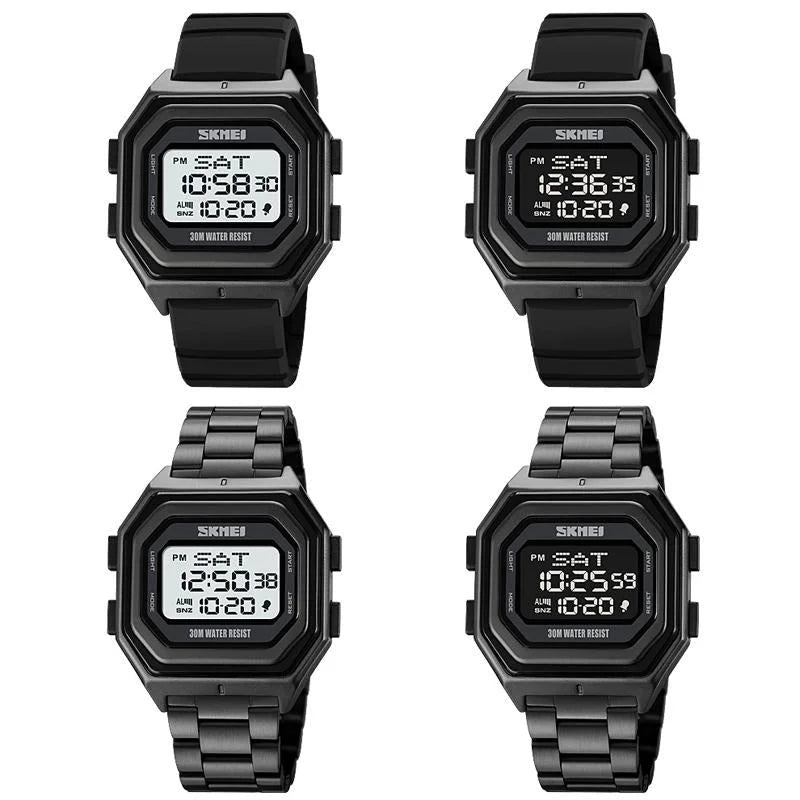 Multi-functional Outdoor Men Watch with Electronic Timing