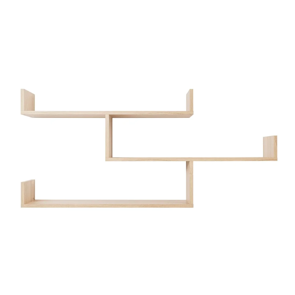 Multi-Level Shelf Kit ZURICH Oak - Furniture
