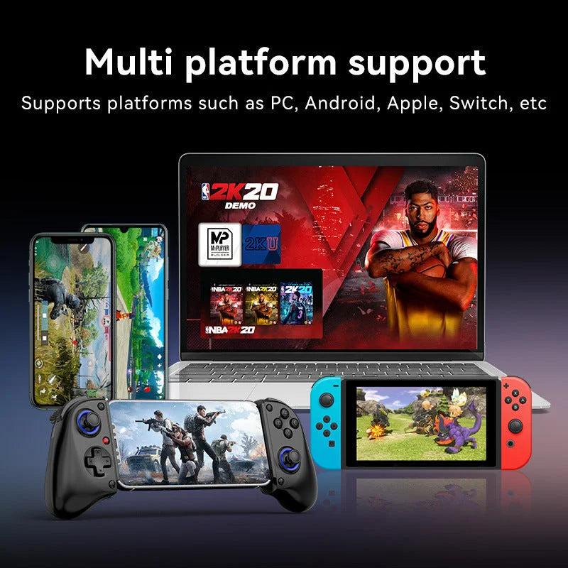 Multi-Platform Telescopic Gaming Controller - Hall Triggers