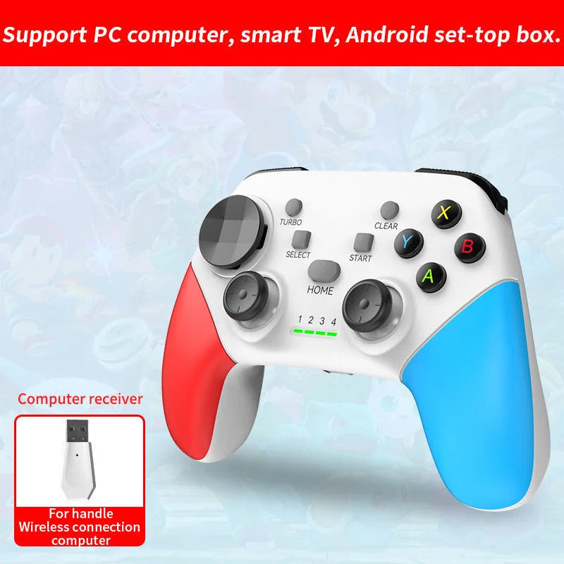 Multi-Platform Wireless Gaming Controller with Dual Motor