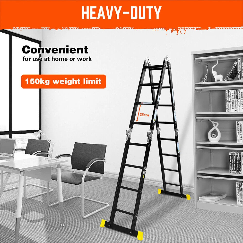 Multi Purpose Ladder 4.7M Aluminium Folding Extension