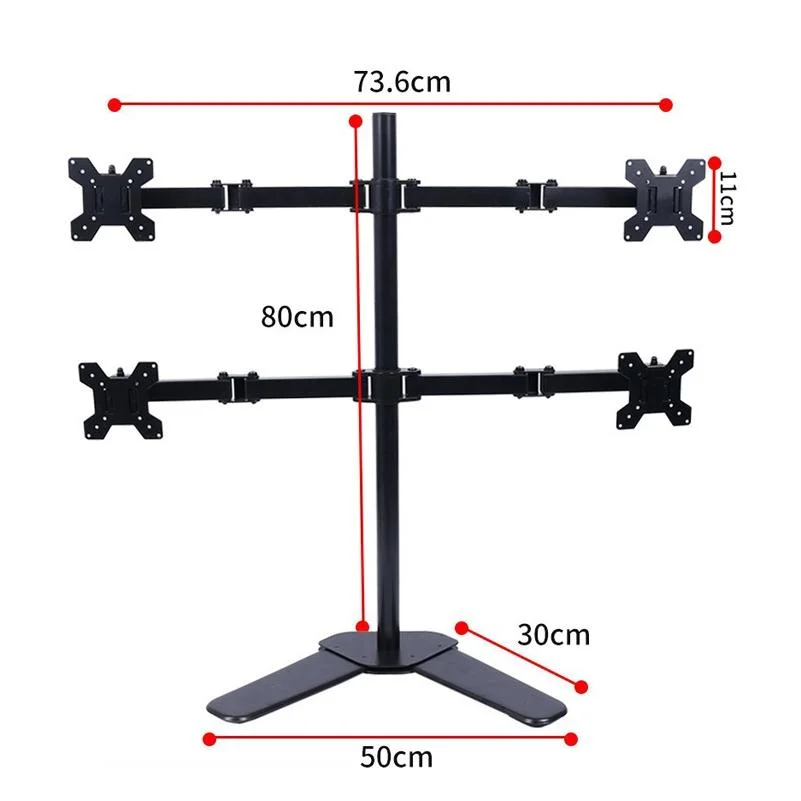 Multi-screen Desktop Monitor Stand Base - Lifts