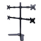 Multi screen Desktop Monitor Stand Base lifts and organizes