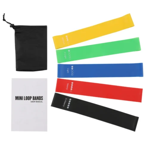 Multicolor 10 Pieces of 2 Sets Premium Resistance Loop