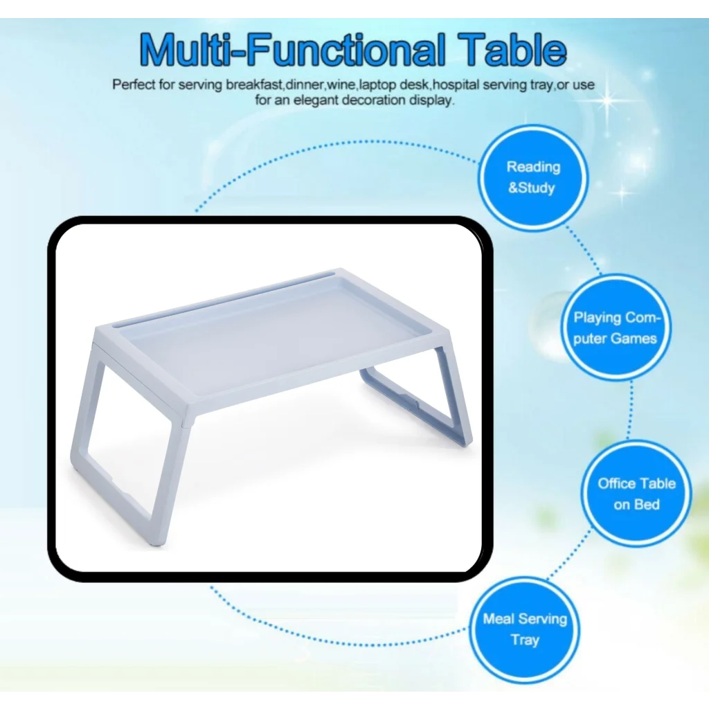 Multifunction Laptop Bed Desk with foldable legs for Home