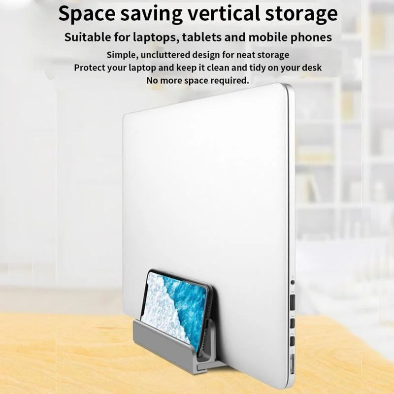 Multifunctional Aluminum Storage Stand for Laptop Tablet